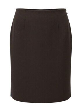 Les Copains Colombo Wool Angora Skirt Brown US 8 Italian